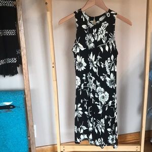 All that Jazz Black and White Floral Dress
